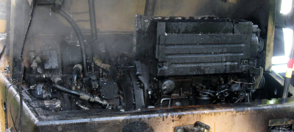 Radladerbrand am Kohkamp
